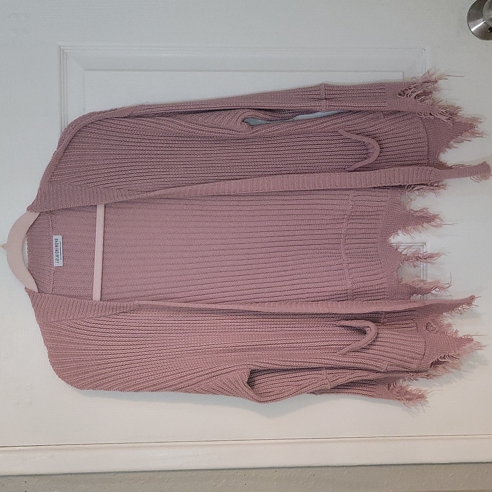 Fashionnova distressed cardigan